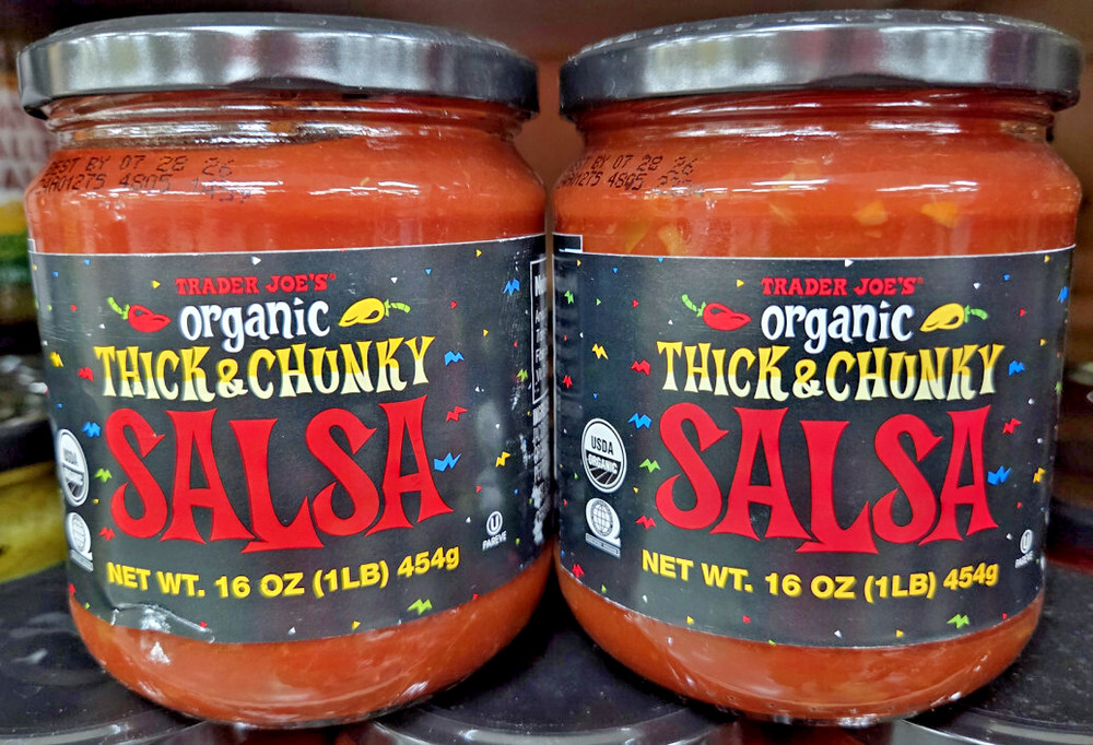 Trader Joe’s Organic Thick & Chunky Salsa 16oz 454g (2 Jars)