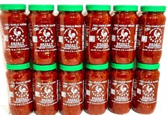 Huy Fong Chili Garlic Sauce 18 oz ( Pack of 12 )~08/2027