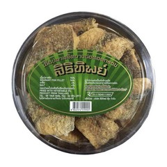 Crispy Fried Gourami Dried fish Pla Salid in Thai a true native Sirinthip Brand
