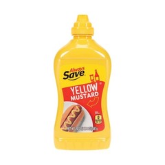 6x Always Save Yellow Mustard Classic Tangy Squeeze Bottle Sauce Kitchen 20oz