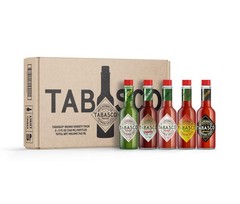 TABASCO Brand Hot Sauce Variety Pack, Gift Set Includes Five 5 Oz (Pack of 5)