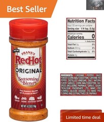 Versatile Frank’s RedHot 4.12 oz Seasoning – Allergen-Free Flavor