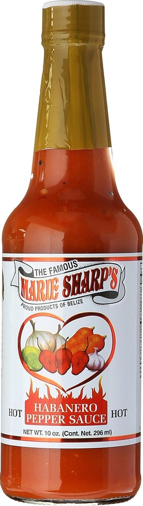 Marie Sharp’s Hot Habanero Pepper Sauce, 10 oz – 10.01 Fl Oz (Pack of 1)