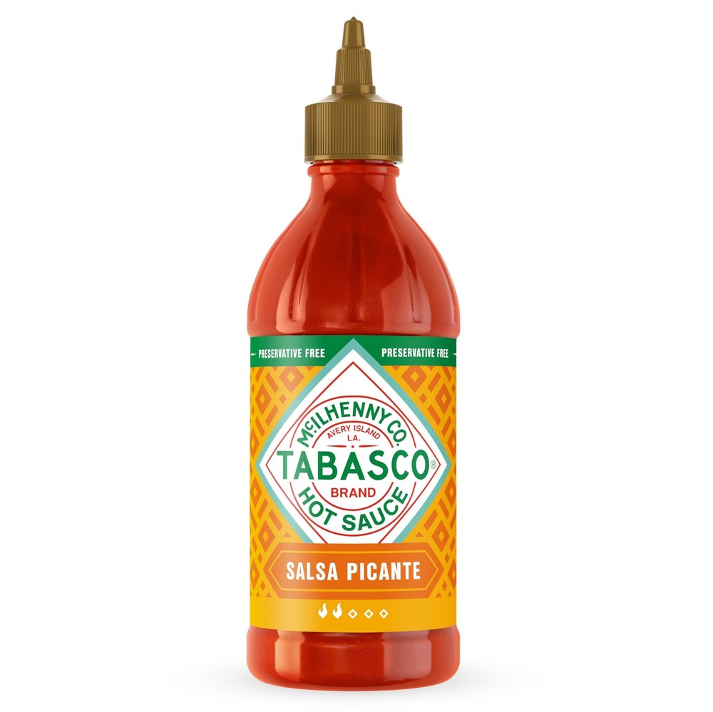 Salsa Picante Thick Mexican Hot Sauce Authentic Peppers Garlic Spices 16.2 Fl Oz