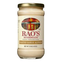 Rao’s Homemade Roasted Garlic Alfredo Sauce, Pasta Sauce with Parmesan and Roman