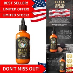 Savor Melinda’s Spicy Black Truffle Hot Sauce – 12oz of Flavorful Excellence